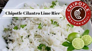 Chipotle's Official Cilantro Lime Rice Recipe! Cilantro lime rice recipe (Chipotle's) Copycat recipe