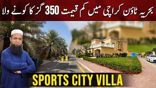 350 Sq. Yards Corner Villa In Bahria Sports City | Bahria Town Karachi #bahriatown #home