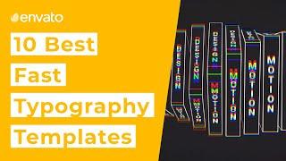 10 Best Fast Typography Templates [2021]