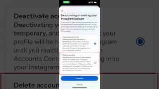 How to Delete Instagram Account 2024 #instagram