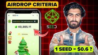 Seed Mining Airdrop Listing & Withdrawal Announced | Complete Tokenomics & PRICE Prediction