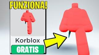 COME AVERE IL KORBLOX E LA HEADLESS GRATIS SU ROBLOX NEL 2023!  *100% FUNZIONANTE* - Roblox Trucchi