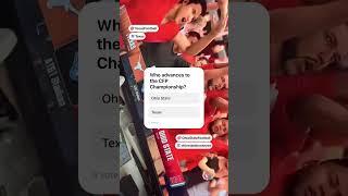 Texas or Ohio State, Who Wins? #music #ohiostate #texas #cfp #tiktok #youtube #live #football