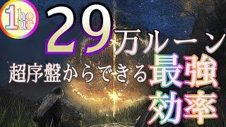 【エルデンリング】超序盤から最強効率のレベリング・ルーン稼ぎ