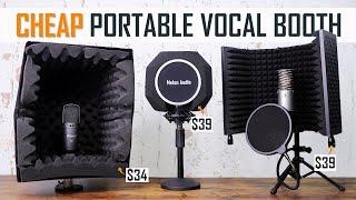 Best Budget Reflection Filter Vocal Booths On Amazon (2021) || Do they really work?