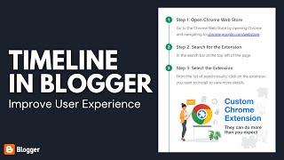 How to add a Nice Timeline feature to Blogger Website