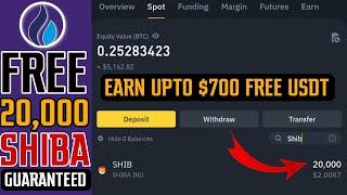 Get Free 20,000 Shiba Inu Guaranteed Bonus and Upto 700 USDT | New Crypto Huobi Airdrop