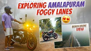 SANKRANTI SERIES DAY-4 || EXPLORING AMALAPURAM || BEACH DRONE VIEW || TELUGU MOTOVLOG || SRIMANSUNNY