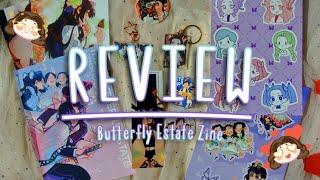 Butterfly Estate Zine review featuring an interview with Liyirical (Cover artist)