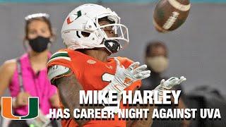 Miami WR Mike Harley Has A Career Night Against UVA