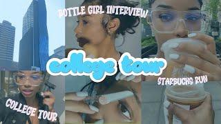 Roosevelt University Tour + I got a job as a bottle girl (Chicago) + grwm