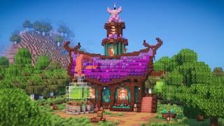 Tutorial | How to build a Fantasy Apothecary in Minecraft