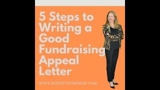 How to Write a Good Fundraising Appeal Letter