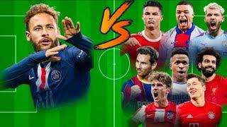 Neymar vs Legends (Messi-Ronaldo -Salah-Aguero-Lewondowskk-Vinicius-Griezmann)