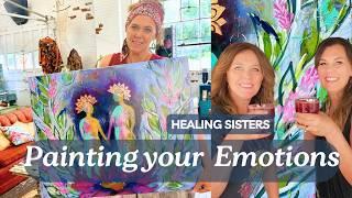 The Healing power of painting with emotion, selfcare and deep connections #expressivepainting