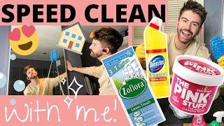 CLEAN WITH ME | FULL HOUSE CLEANING ROUTINE UK | EASY SPEED CLEANING MOTIVATION 2020 | MR CARRINGTON