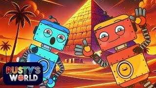 Explore the Mysteries of the Ancient Pyramid!  | Fun Egypt Adventures for Kids | Rusty’s World