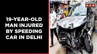 Delhi Car Rams Into Multiple Vehicles In Karol Bagh | 19-Year-Old Injured In Accident | English News