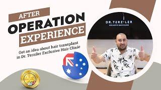 Guest from Australia Shares Experience After Operation II / Robotic DHI Hair Transplant