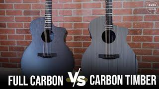 Full Carbon vs Carbon Timber - Which material will you choose for your next Guitar?