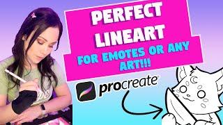 IMPROVE YOUR LINE ART INSTANTLY for digital art using PROCREATE  