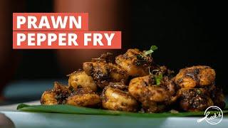 Prawn Pepper Fry Recipe | Eral Milagu Varuval | Easy Prawn Recipes | Cookd