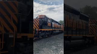Wheeling and Lake Erie Mixed Freight Train from Lodi, Ohio 10/12/2024 #train #railroad #shorts #rail
