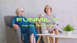 FUNMILY Under Desk Elliptical Machine