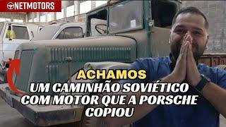 O GALPÃO TEM CARROS E MOTOS RARAS E UM CAMINHÃO V12 REFRIGERADO A AR DA ANTIGA UNIÃO SOVIETICA!