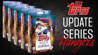  FIRST LOOK  5 HANGERS BETTER THAN 2 HOBBY BOXES   2024 TOPPS UPDATE SERIES HANGER BOXES  