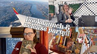 going to my first NYC book launch & release party for A DARK AND SECRET MAGIC by @Wallisimo 