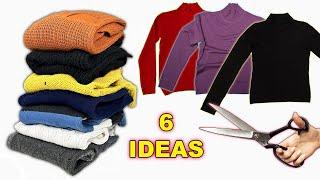 Check Out These Amazing Ideas You Can Do With Old Sweaters! 6 Super Recycling Ideas!