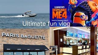 Ultimate Fun vlog: keansburg Beach, Bowling, Despicable Me 4 and Paris Baguette cafe #lifeinusa