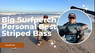 California Surf Fishing Tips and Tricks - Catching Big Surfperch and PB Striped Bass