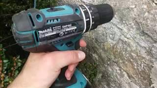 Makita dhp482 cordless hammer drill vs solid stone?