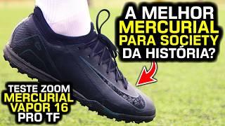 MELHOR que a Nike Premier 3 TF?  - Teste chuteira society Nike Zoom Mercurial Vapor 16 Pro TF