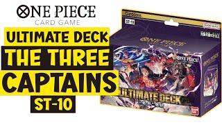 THE THREE CAPTAINS [ST-10] ULTIMATE DECK OPENING - One Piece Card Game