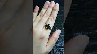 Ammolite stone ring~ beautiful