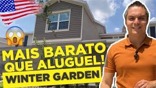 CASAS A VENDA EM WINTER GARDEN: Casa nova mais barata que aluguel!! COMPRAR CASA EM ORLANDO BARATA