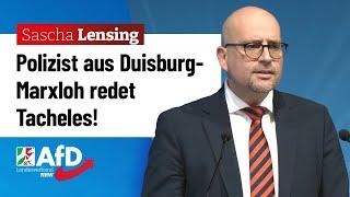 Polizist aus Duisburg-Marxloh redet Tacheles! - Sascha Lensing (AfD)