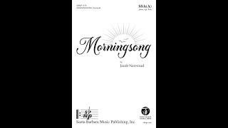 Morningsong (SSA, piano, opt. flute) by Jacob Narverud - Score & Sound