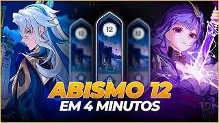 ABISMO 12 (5.1) EM 4 MINUTOS + BUILDS - GENSHIN IMPACT