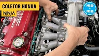 Como Retirar e Instalar COLETOR de ADMISSÃO - HONDA CIVIC 1992 a 2000