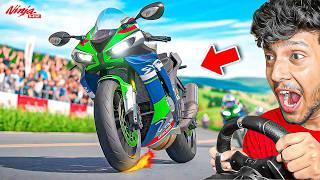 WORLD FASTEST BIKE KAWASAKI NINJA H2R! ️‍ SPEED TEST + DRAG RACE