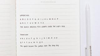 My Handwriting | Print Handwriting (UPPERCASE and lowercase letters) | Neat and Clean Handwriting