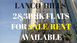 2&3bhks flats for sale/rent available at LANCO-HILLS apartments Hyderabad