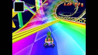 Mario Kart DS ~ New Loop glitch! (Rainbow Road)