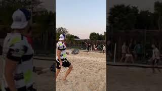 Treininho básico de Beach Tennis com Andre Baran 