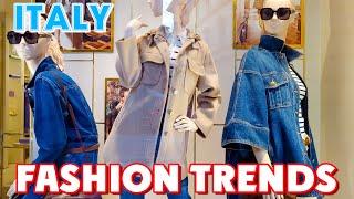 ITALY | 2025 FASHION TRENDS SPRING | WHAT'S IN ?