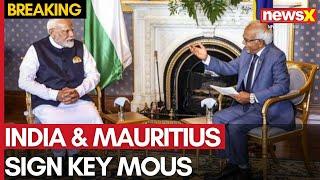 India and Mauritius Sign Key MoUs to Strengthen Bilateral Ties | NewsX